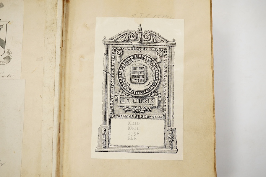 Lambarde, William - A Perambulation of Kent: conteining the description. hystorie, and customes of that shyre ... (2nd edition) first published in the yeere 1576 and now increased and altered after the Authors owne last